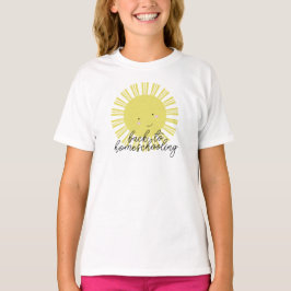 T-shirt Soleil souriant Retour à l'école à domicile Premie