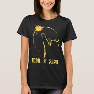T-shirt Soleil Total Solaire Eclipse 2024 Avril 8 Hommes F