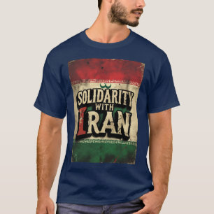 T-shirt Solidarité avec l'Iran Anti-Guerre Anti-Néocon Rés