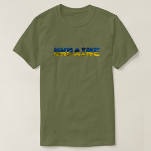 T-shirt Solidarité Drapeau Ukrainien