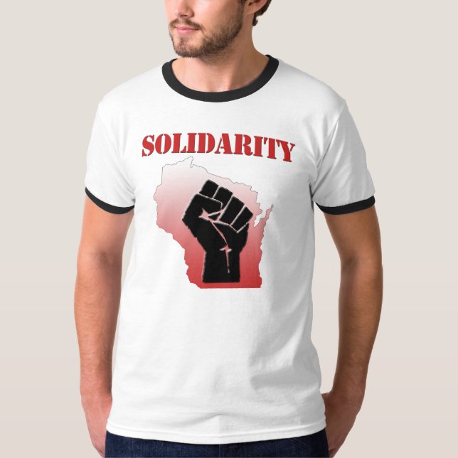 T-shirt Solidarité le Wisconsin (Devant)