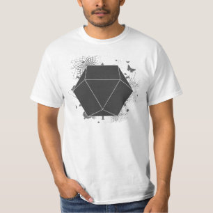T-shirt Solide d'Archemedian d'octaèdre de cube