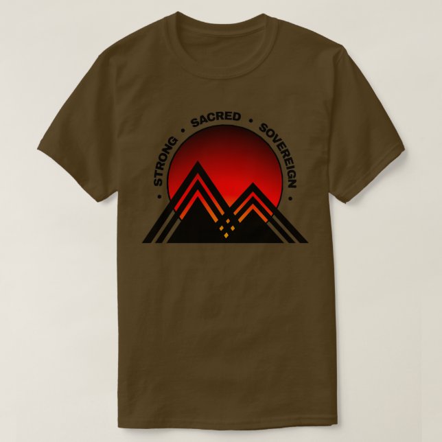 T-shirt Solide Souveraine Souveraine Souveraine (Design devant)