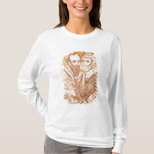 T-shirt Solides solubles. Peter et embrassement de Paul