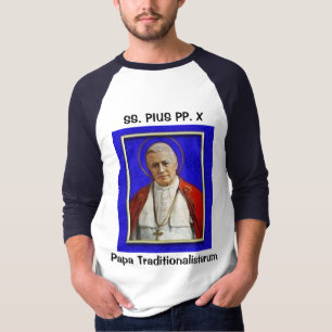 T-shirt Solides solubles. Pius Pp. X : Papa