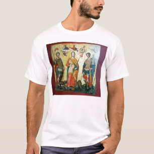 T-shirt Solides solubles. Sergius, Justina, et Bacchus