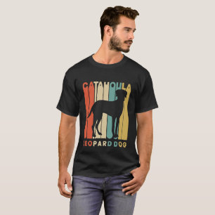 T-shirt SOLIDES TOTAUX vintages de silhouette de chien de