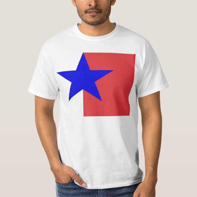 T-shirt solitaire d'étoile (Devant)