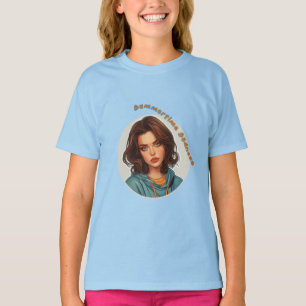 T-shirt Solitaire Été Mélancolie Été Triste Fille Ami