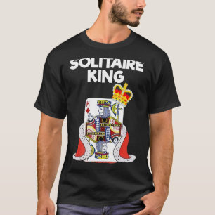 T-shirt Solitaire King Card Jeu Spider Solitaire