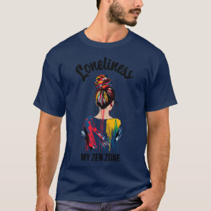 T-shirt Solitude ma zone zen