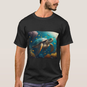 T-shirt Solitude océanique : une rêverie sous-marine de to