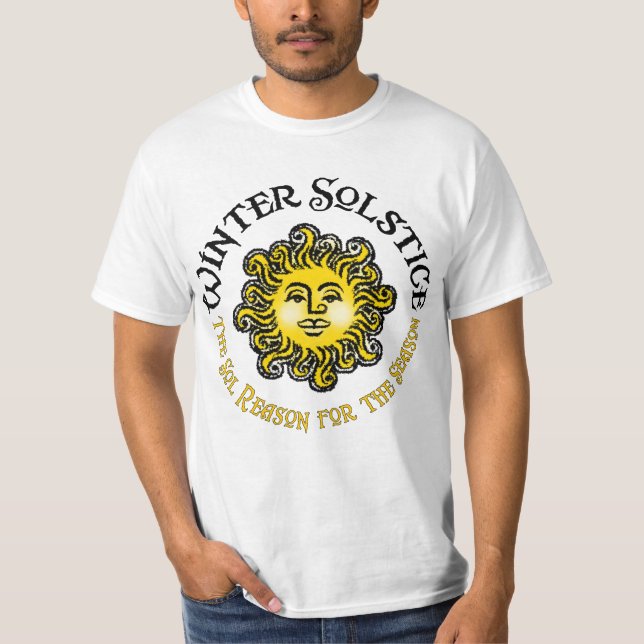 T-shirt SOLSTICE D'HIVER - La Sol Raison de la saison - (Devant)