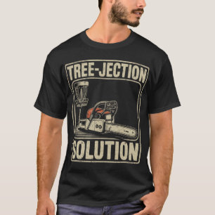 T-shirt Solution de projection d'arbre Disc Golf drôle _4 