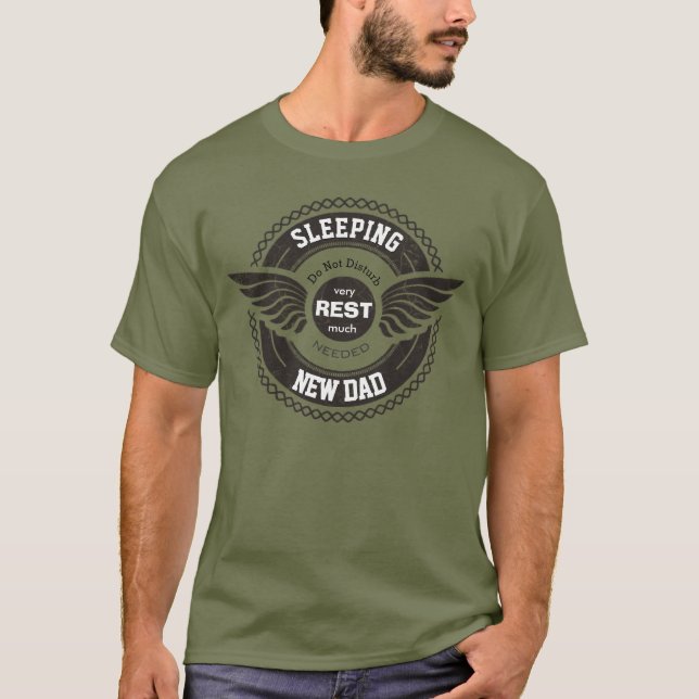T-shirt SOMMEIL PERSONNALISÉ Nouveau père (Devant)