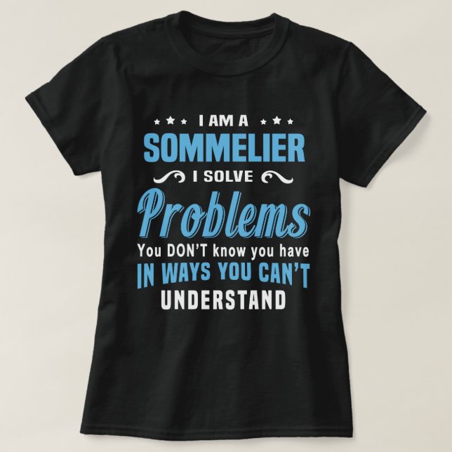 T-shirt Sommelier (Design devant)