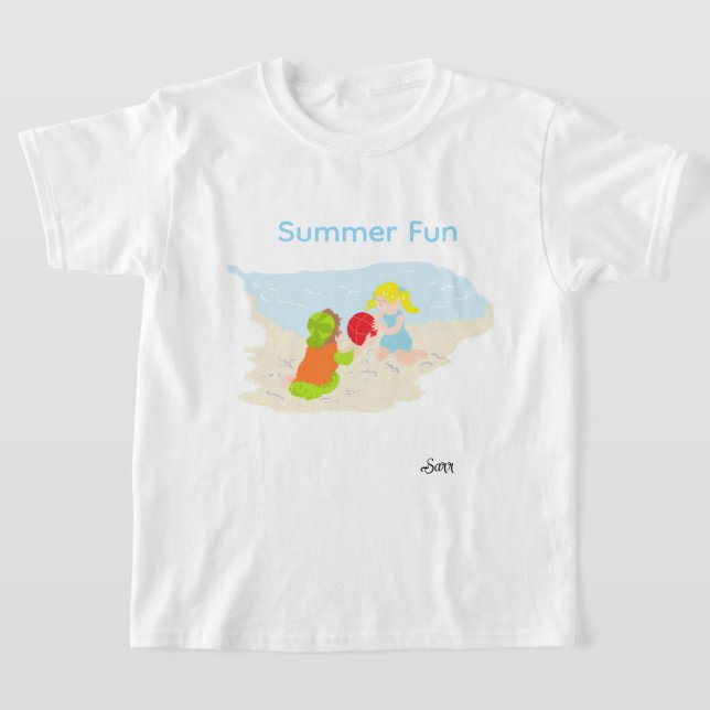 T-Shirt :  Sommer Spaß . (Ablage )