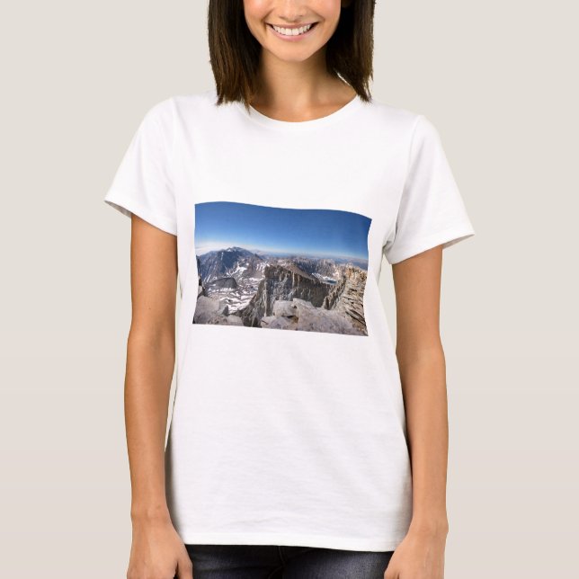 T-shirt Sommet du mont Whitney - sentier John Muir - Sierr (Devant)