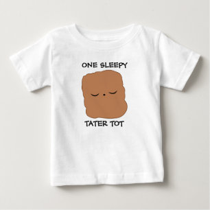 T-shirt somnolent de doigt de tater