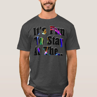 T-shirt Son Amusement À Rester Au