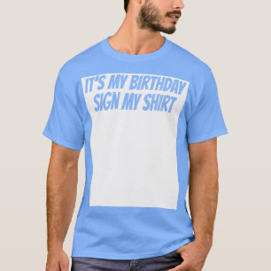 T-shirt Son Anniversaire Signe Mon Ice Breaker Party