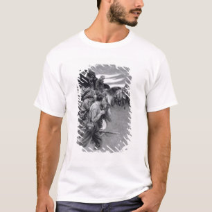 T-shirt Son armée a cassé pleurer et sobbing