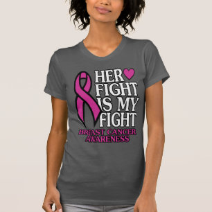 T-shirt Son combat...Cancer du sein