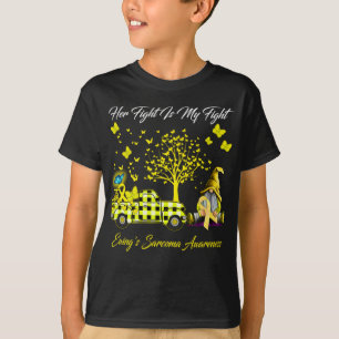 T-shirt Son combat est ma lutte pour la sensibilisation au