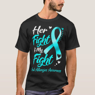 T-shirt Son Combat Est Mon Combat Allergies Alimentaires S