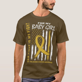 T-shirt Son Combat Est Mon Combat Bébé Fille Fille Enfance
