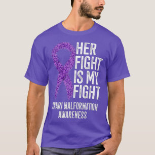 T-shirt Son Combat Est Mon Combat Chiari Malformation Awar