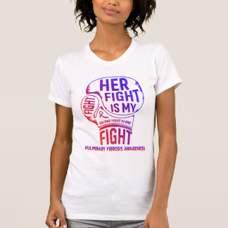 T-shirt Son Combat Est Mon Combat Conscience De La Fibrose