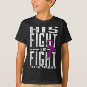 T-shirt Son combat est Mon combat Conscience de l'épilepsi