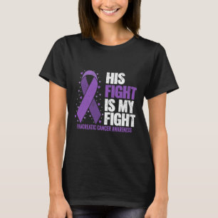 T-shirt Son Combat Est Mon Combat Conscience Du Cancer Pan