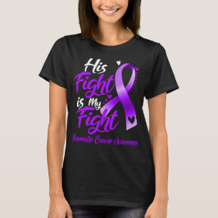 T-shirt Son Combat Est Mon Combat Conscience Du Cancer Pan
