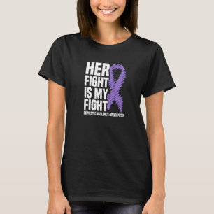 T-shirt Son Combat Est Mon Combat Contre La Violence Domes