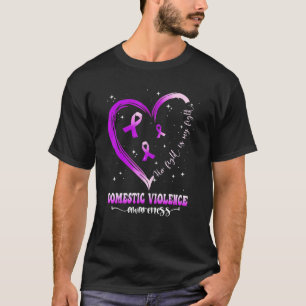 T-shirt Son Combat Est Mon Combat Contre La Violence Domes