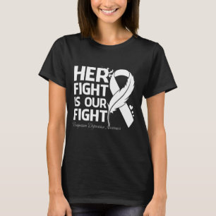 T-shirt Son combat est mon combat DÉPRESSION POSTPARTUM AP