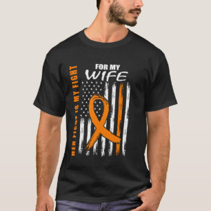 T-shirt Son combat est mon combat Femme Sclérose en plaque