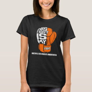 T-shirt Son Combat Est Mon Combat Pour La Sclérose En Plaq