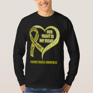 T-shirt Son Combat Est Mon Combat Ruban de Sensibilisation