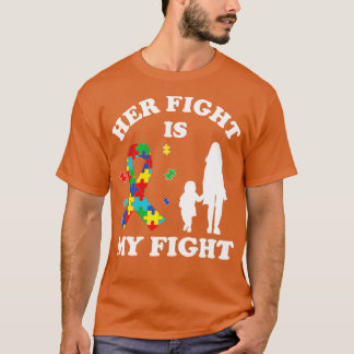 T-shirt Son Combat Est Mon Combat Sensibilisation sur l'au