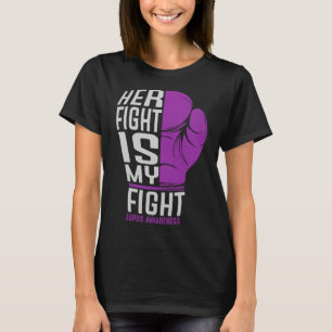 T-shirt Son Combat Est Mon Combat - Sle Lupus Sensibilisat