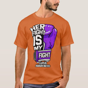 T-shirt Son Combat Est Mon Combat Systémique Lupus Erythem