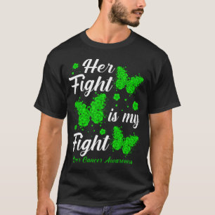 T-shirt Son combat est mon combatLiver Cancer Sensibilisat