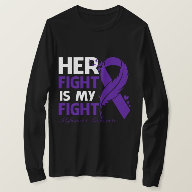 T-shirt Son Combat Est Mon Combattre La Plume De SENSIBILI (Design devant)