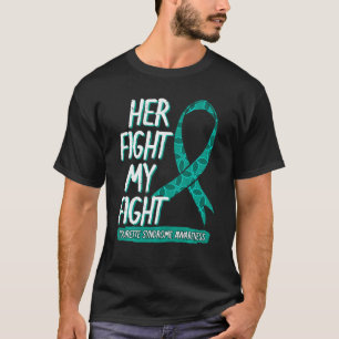 T-shirt Son Combat Est Mon Combattre Le Syndrome Tourette 