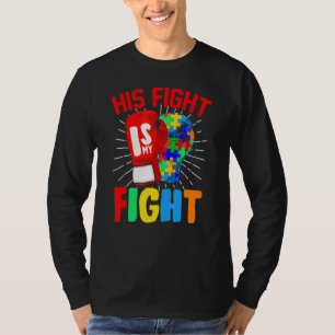 T-shirt Son Combat Est Mon Fight Sensibilisation sur l'aut