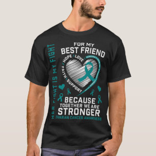 T-shirt Son Combat Est Mon Meilleur Ami De Combat Cancer D