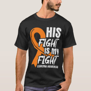 T-shirt Son combat Ma lutte contre la leucémie sensibilisa